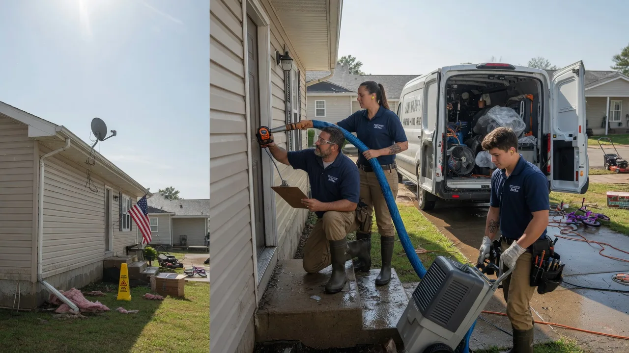 Ceiling Water Damage Restoration in Crawford, OK near me